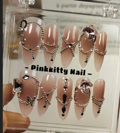 Pink Girls | Handmade Nail